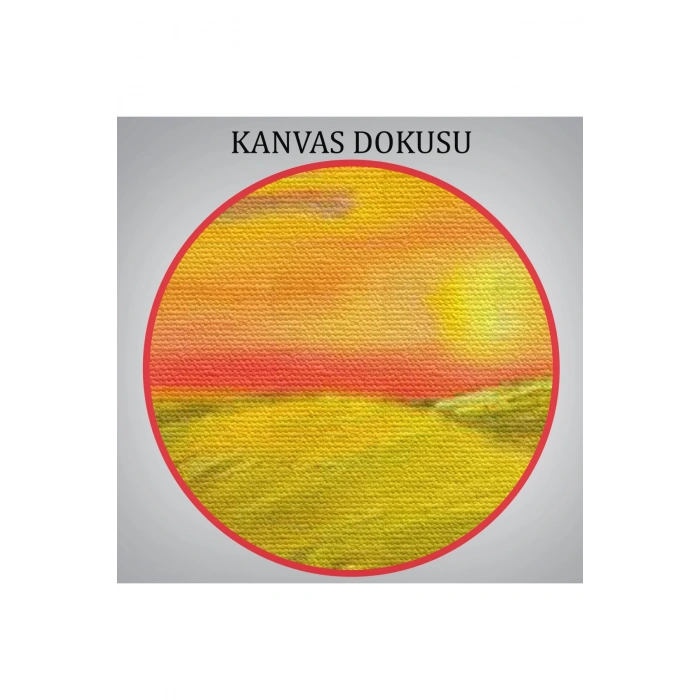 Beyaz Elbiseli Kız Ve Yaz Manzarası Tablosu-6569