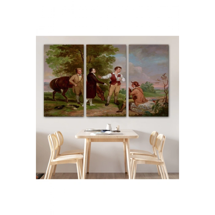 Binbaşı Andrénin Yakalanması Tablosu - The Capture of Major Andre - Asher Brown Durand-6545