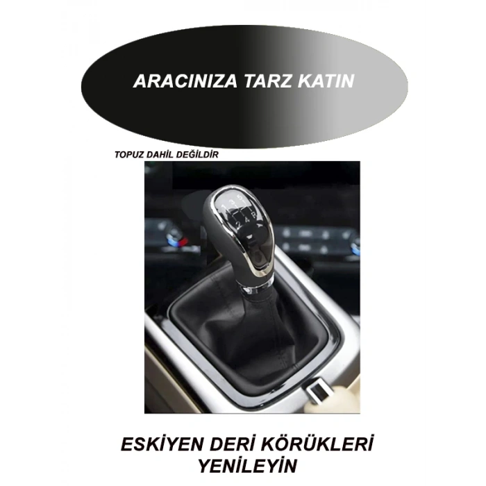 BMW X3  uyumlu oto,araç  vites körüğü siyah dikiş