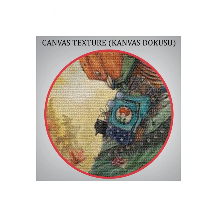 Cadı ve Kedisi Cadılar Bayramı Helloven Duvar Tablosu -6648