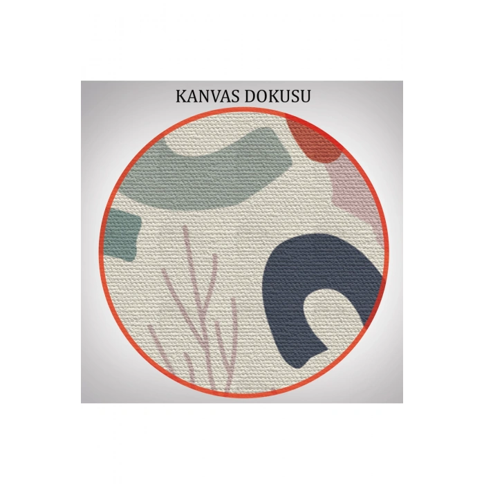 Çağdaş, Modern, Soyut Pastel 3 lü Duvar Tabblo Seti-AH-8