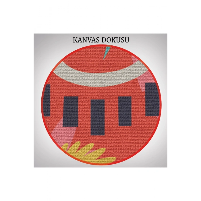 Çağdaş Sanat Gözleri Olan Soyut 3 lü Kanvas Tablo Seti-AL-12