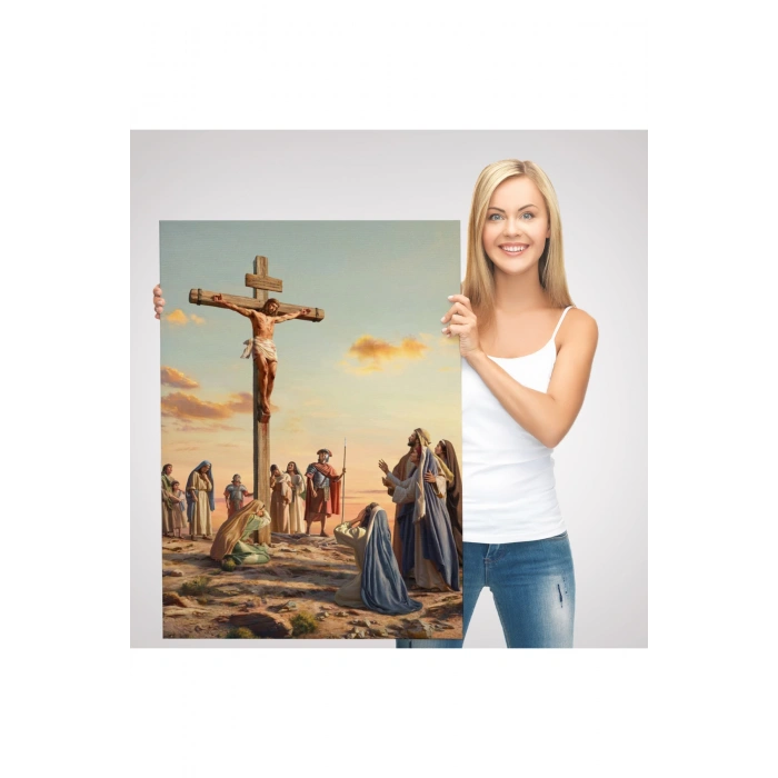 Çarmıha Gerilmiş İsa Mesih Duvar Tablosu, Jesus Christ-6347