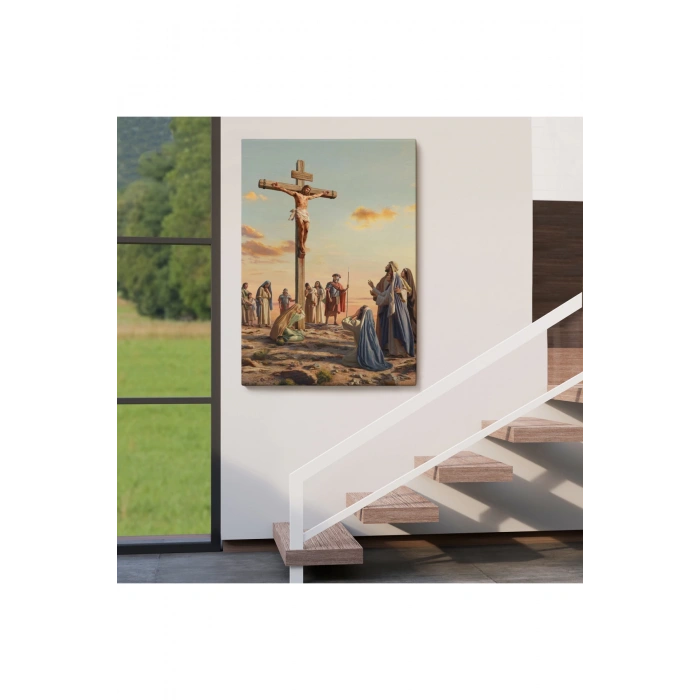 Çarmıha Gerilmiş İsa Mesih Duvar Tablosu, Jesus Christ-6347