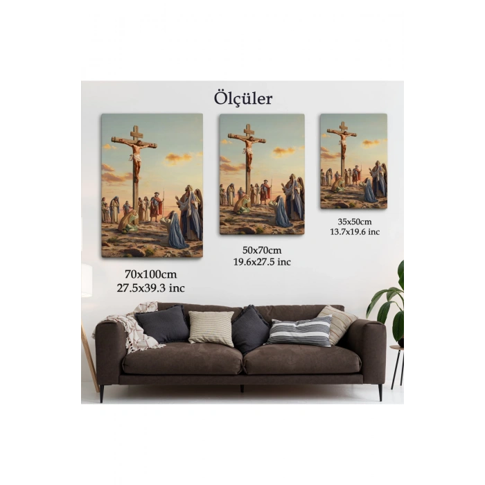 Çarmıha Gerilmiş İsa Mesih Duvar Tablosu, Jesus Christ-6347