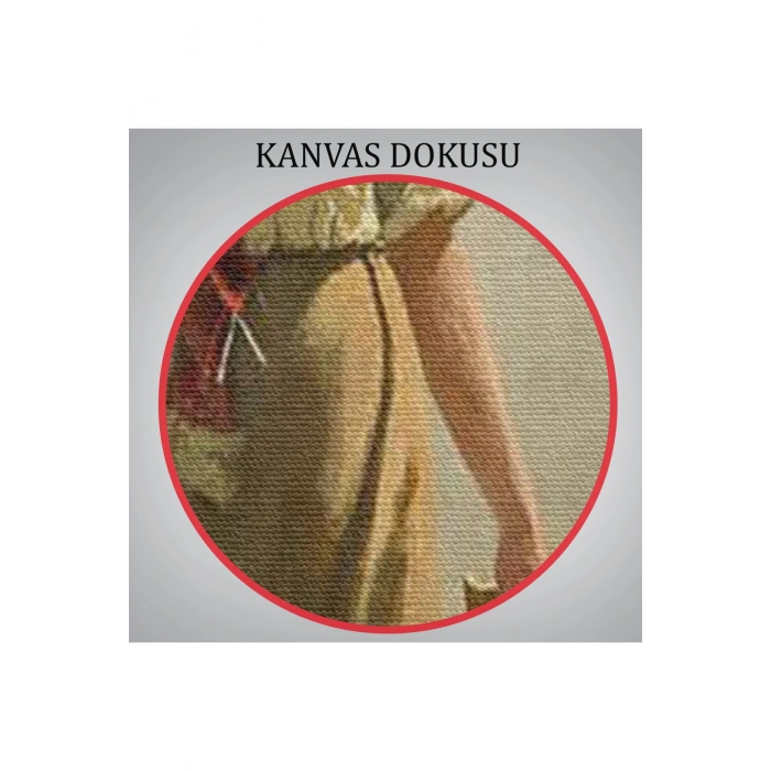 Çayırda Yüreyen Köylü Kızı Duvar Tablosu-6324