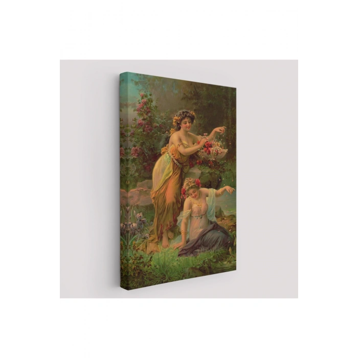 Çiçek Taoplayan Kadınlar Tablosu-6483