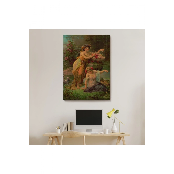 Çiçek Taoplayan Kadınlar Tablosu-6483
