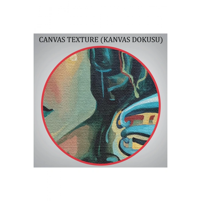 Çiçekler Arasındaki Kadın Duvar Tablosu-3729