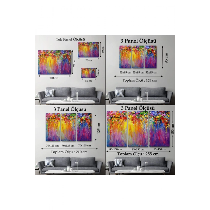 Çiçeklerin Senfonisi Tablosu -6563