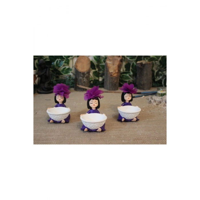 Cici 6 Adet Lokumcu Kız Kahve Yanı Sunum Lokumluk