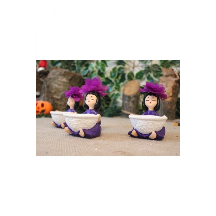 Cici 6 Adet Lokumcu Kız Kahve Yanı Sunum Lokumluk