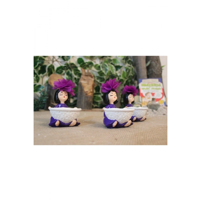 Cici 6 Adet Lokumcu Kız Kahve Yanı Sunum Lokumluk