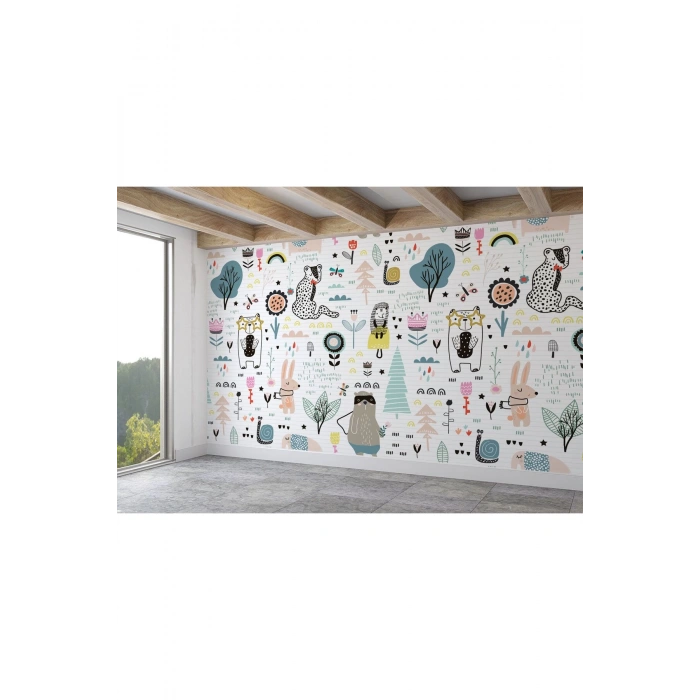 Çocuk ve Bebek Odası Temalı Duvar Kağıdı-5717