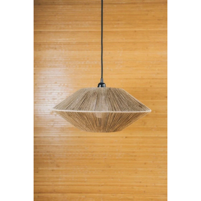 Dekoratif Aydınlatma Sarkıt Ufo Avize Jüt