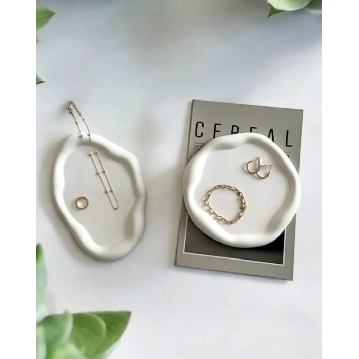 Dekoratif Çokgen Takı Sunum 2li set