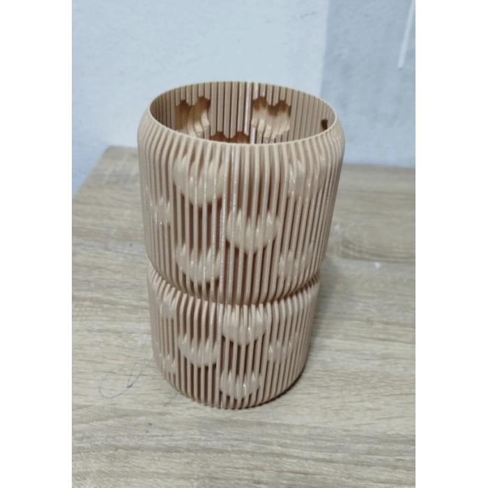 Dekoratif Kalpli 3D Vazo