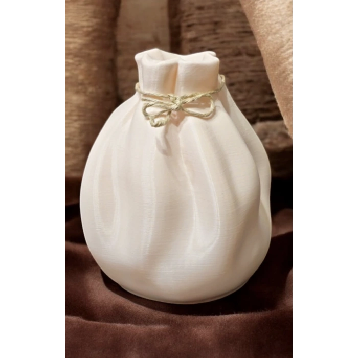 Dekoratif Poşet Vazo 3D