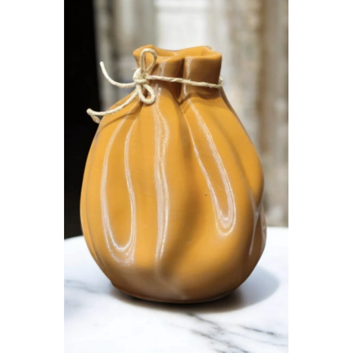 Dekoratif Poşet Vazo 3D