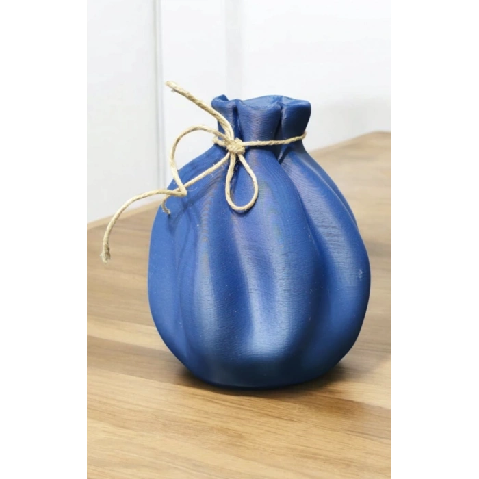 Dekoratif Poşet Vazo 3D