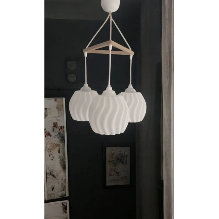 3lü Dekoratif Bohem Avize