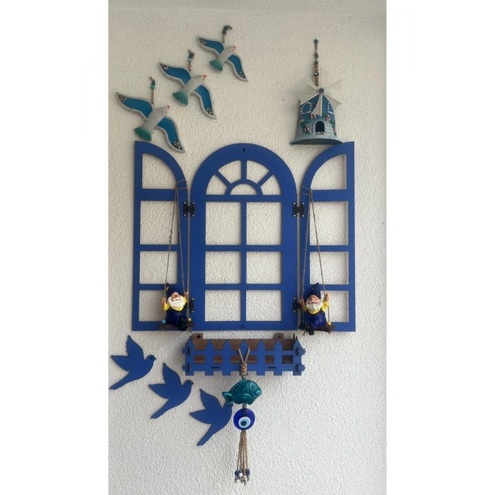 Dekoratif Sallanan Cüce 2li Set