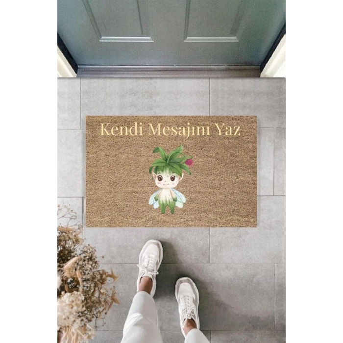 Dijital Baskı Kişiye Özel İç Kapı Dekorasyon Paspas  PS11195