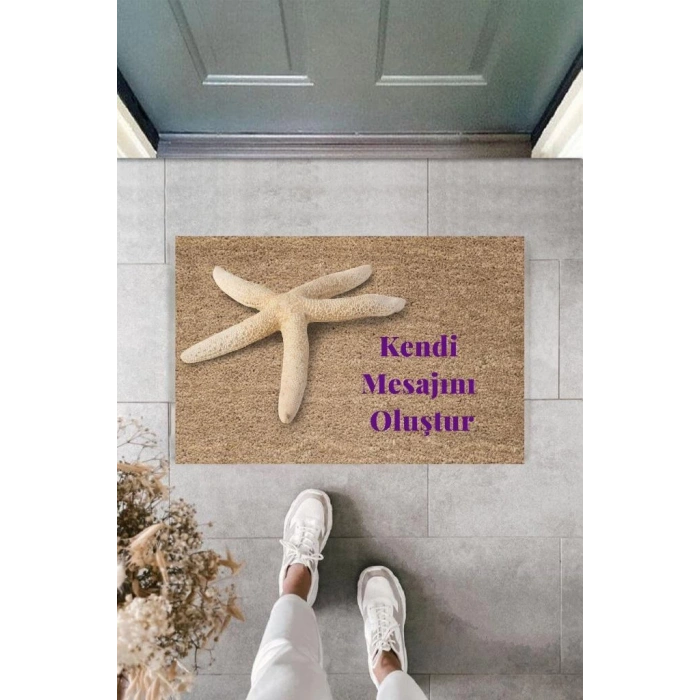 Dijital Baskı Kişiye Özel İç Kapı Dekorasyon Paspas  PS11224