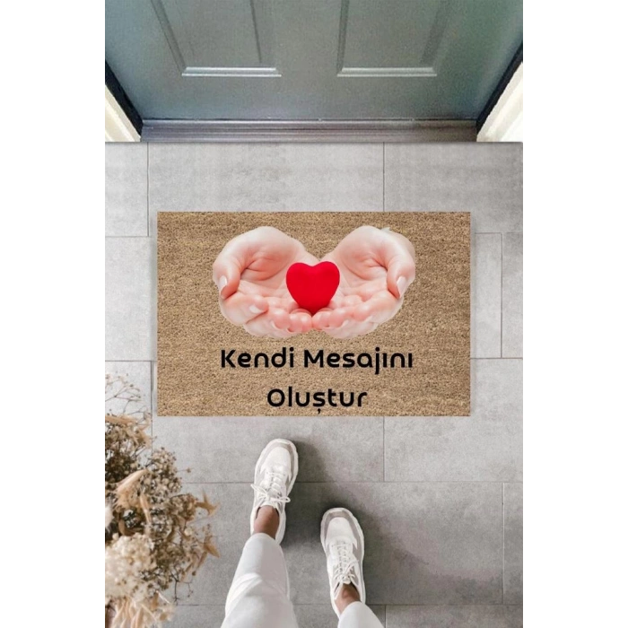 Dijital Baskı Kişiye Özel İç Kapı Dekorasyon Paspas  PS11245