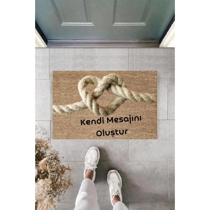 Dijital Baskı Kişiye Özel İç Kapı Dekorasyon Paspas  PS11250