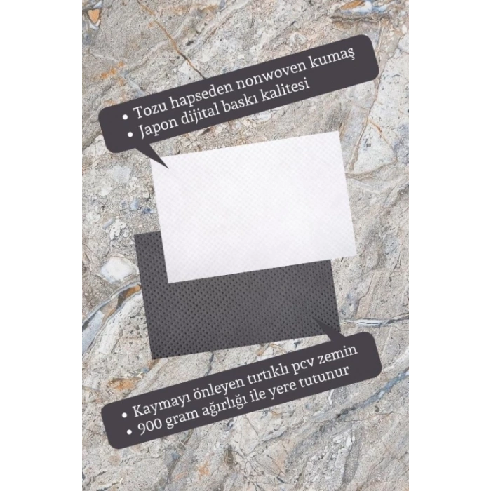 Dijital Baskı Kişiye Özel İç Kapı Dekorasyon Paspas  PS11253