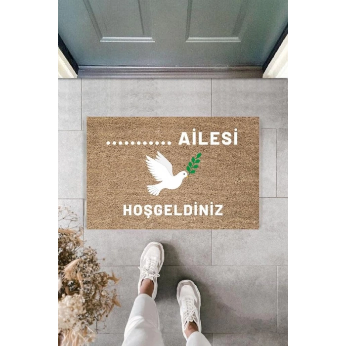 Dijital Baskı Kişiye Özel İç Kapı Dekorasyon Paspas  PS11281