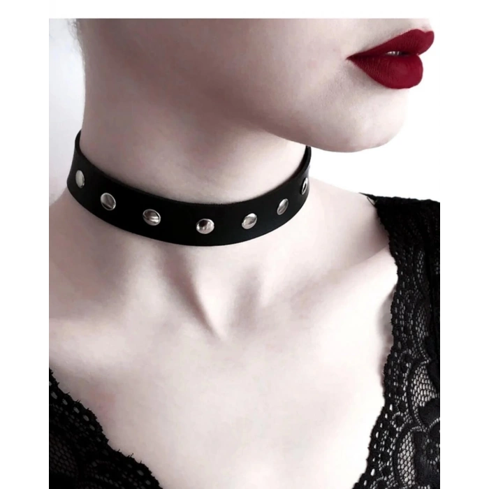 Dropcek Deri Metalli Bayan Boyunluk TG275391