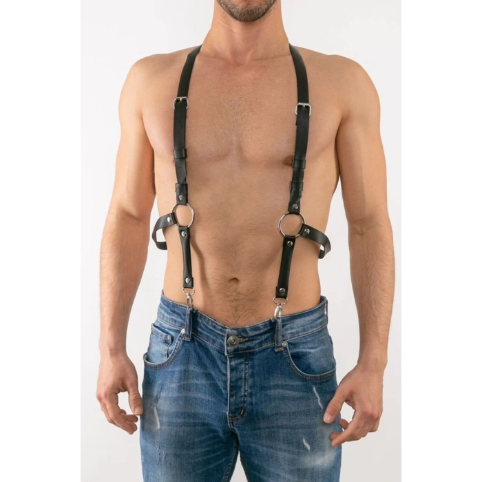 Erkek Harness Fantezi Deri