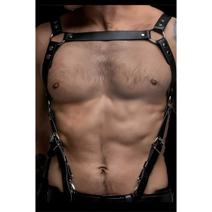 Erkek Harness Fantezi Deri