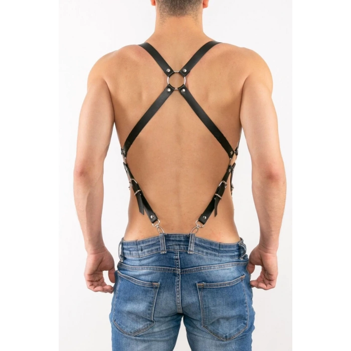 Erkek Harness Fantezi Deri