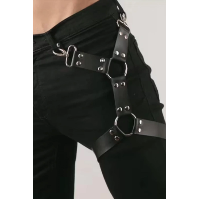 Erkek Harness Fantezi Deri