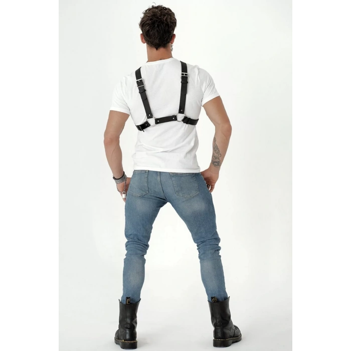 Erkek Harness Fantezi Deri
