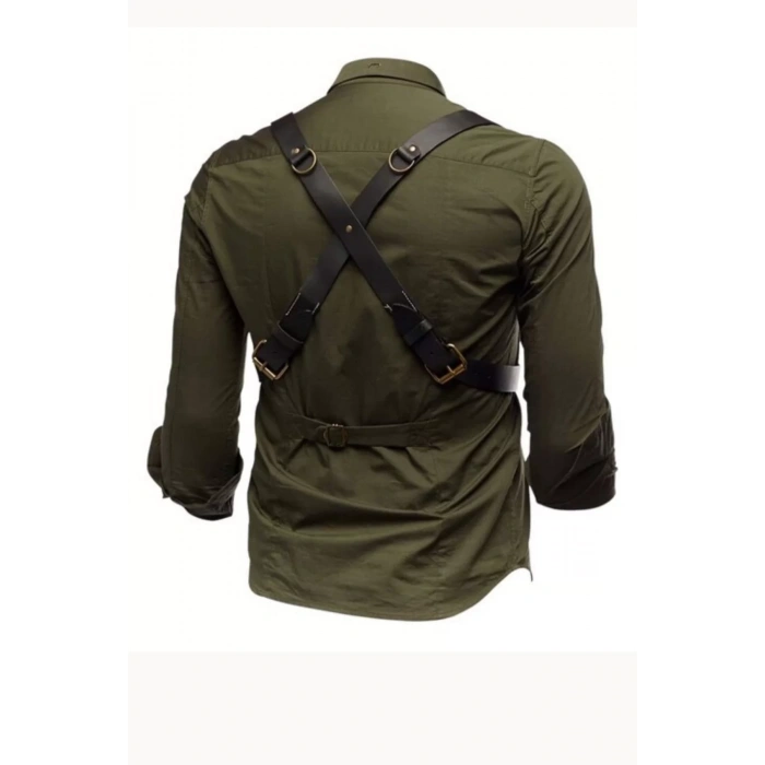 Erkek Harness Fantezi Deri