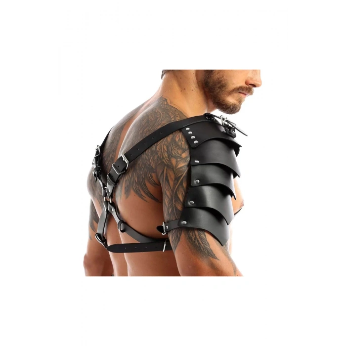 Erkek Harness Gladyatör Omuzluk Deri