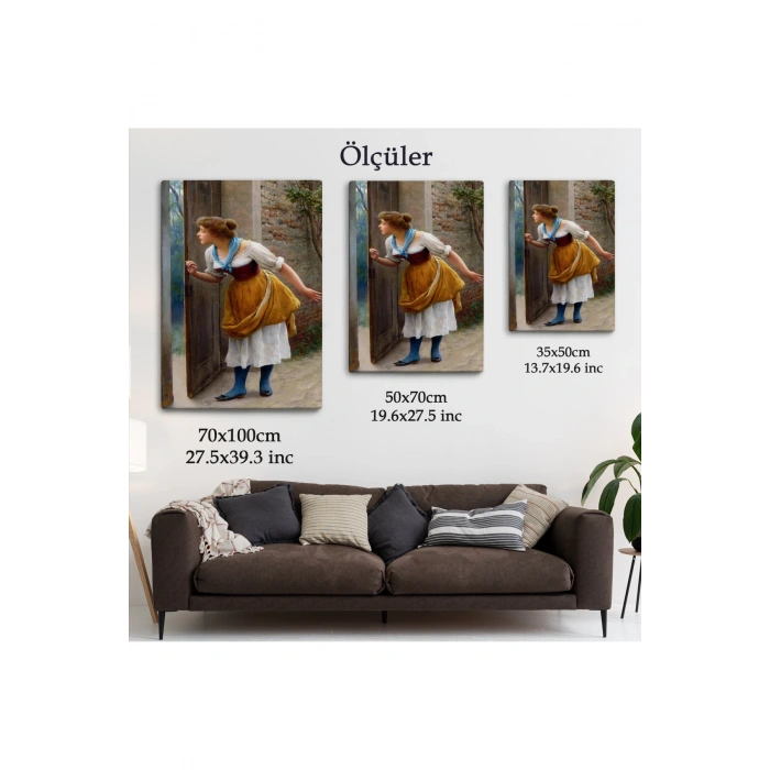 Eugene de Blaasın Kulak Misafiri Reprodüksiyon Tablosu-6276