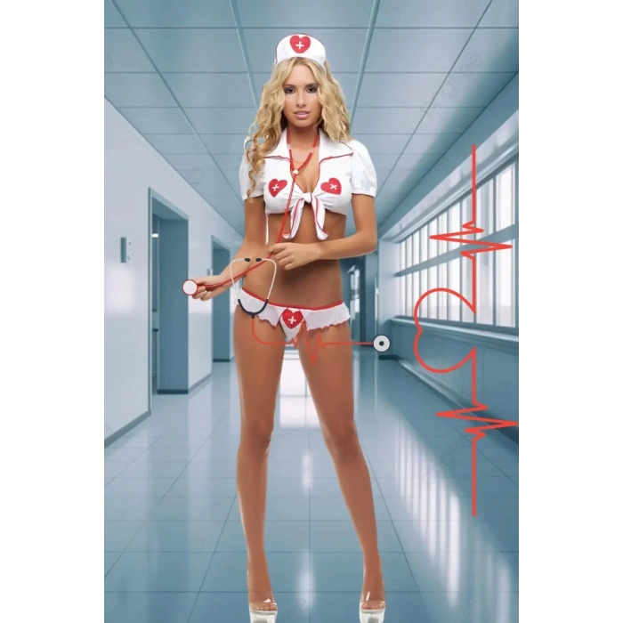 Fantezi Kostüm Hemşire Tüm Bedenler