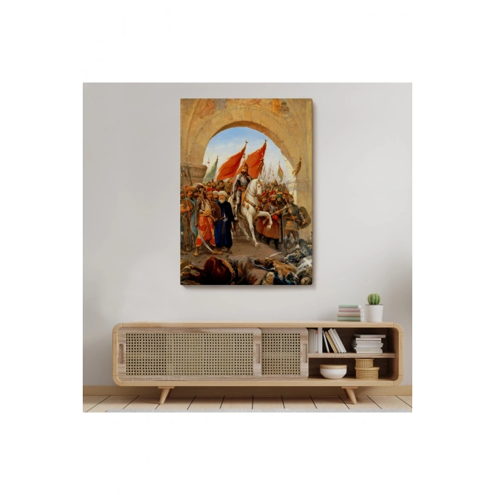 Fatih Sultan Mehmet Istanbula Girişi Tablosu - Fausto Zonaro -6439