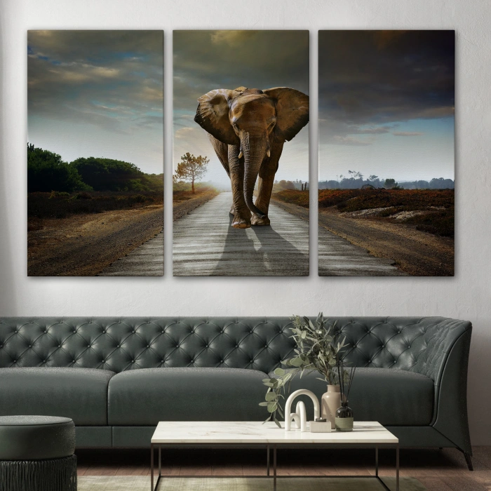 Fil Dekoratif Kanvas Tablo 1118