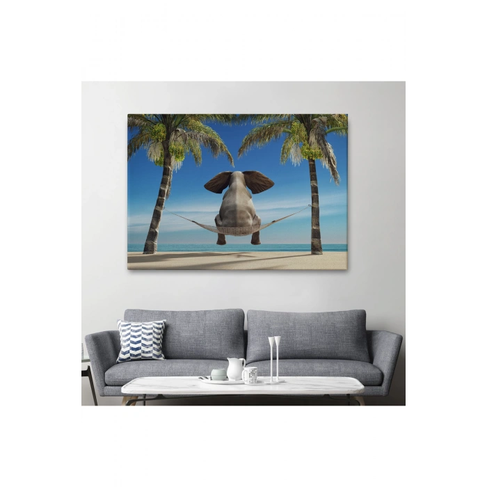 Fil Dekoratif Kanvas Tablo 1141