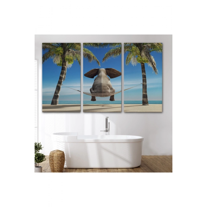 Fil Dekoratif Kanvas Tablo 1141