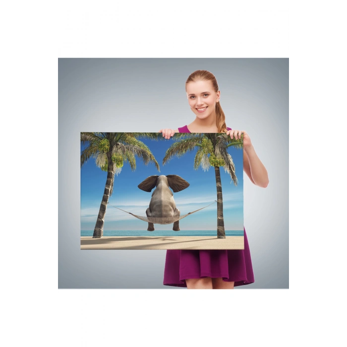 Fil Dekoratif Kanvas Tablo 1141