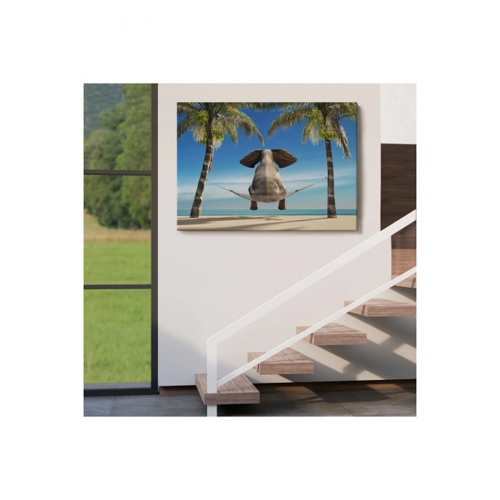 Fil Dekoratif Kanvas Tablo 1141