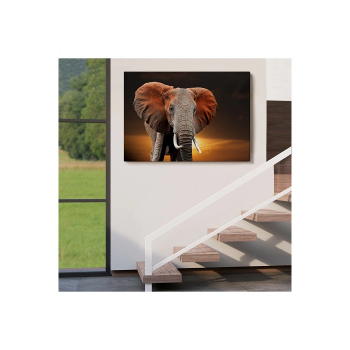 Fil Dekoratif Kanvas Tablo 1167