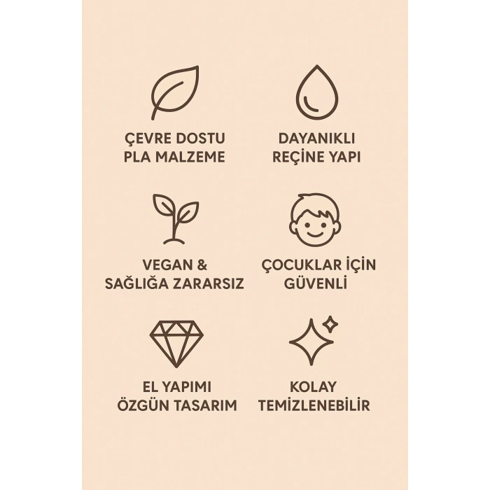 Fildişi Fil Figür Dekoratif Sunum Tabak